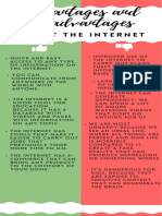 Infografía Sencilla Pros y Contras Verde y Rojo