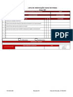 FO-SGI-020 - Lista de Verificação - Chave de Fenda