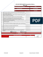FO-SGI-020 - Lista de Verificação - Rosqueadeira Elétrica