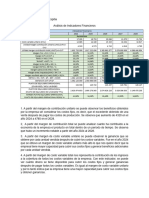 Análisis de Indicadores Financieros