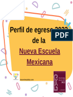 Perfil de Egreso 2022 de La: Nueva Escuela Mexicana