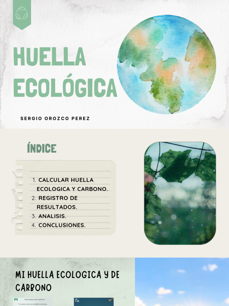 Análisis de Huella Ecológica Familiar | PDF | Residuos | Reciclaje