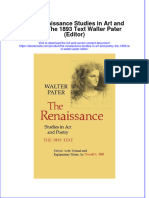 Download The Renaissance Studies In Art And Poetry The 1893 Text Walter Pater Editor online ebook  texxtbook full chapter pdf 