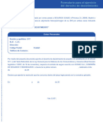 Formulario Desistimiento Editable