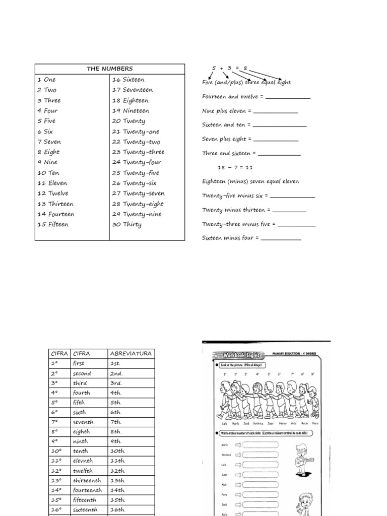 The Numbers | PDF