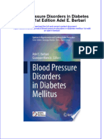 Full Ebook of Blood Pressure Disorders in Diabetes Mellitus 1St Edition Adel E Berbari Online PDF All Chapter