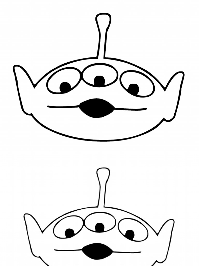 Printable Toy Story Alien PDF