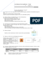 Ficha de Trabalho - Densidade