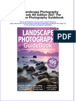 Ebook The Landscape Photography Guid4Th Edition 2021 The Landscape Photography Guidebook Online PDF All Chapter