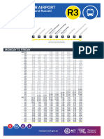 R4 Bus Route and Timetable Overview | PDF