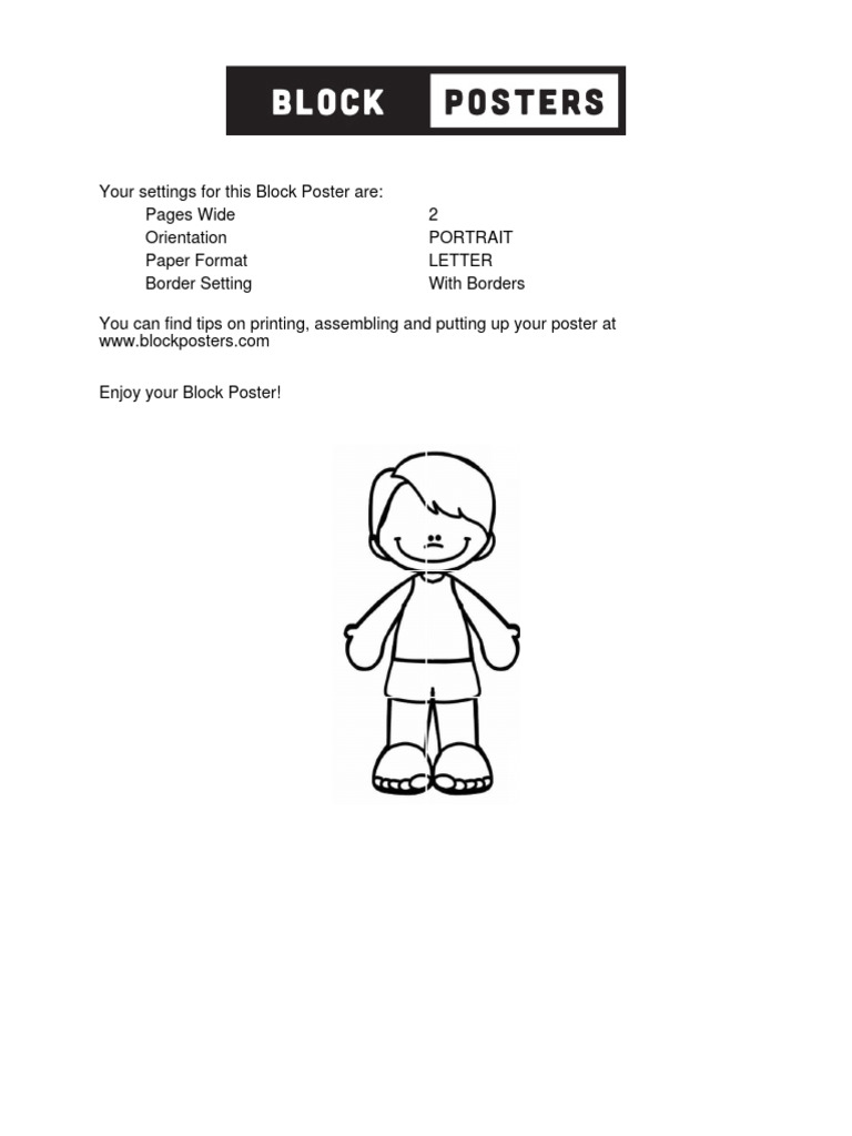 Block Poster Setup Guide | PDF