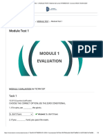 Evaluation: Module Test 1