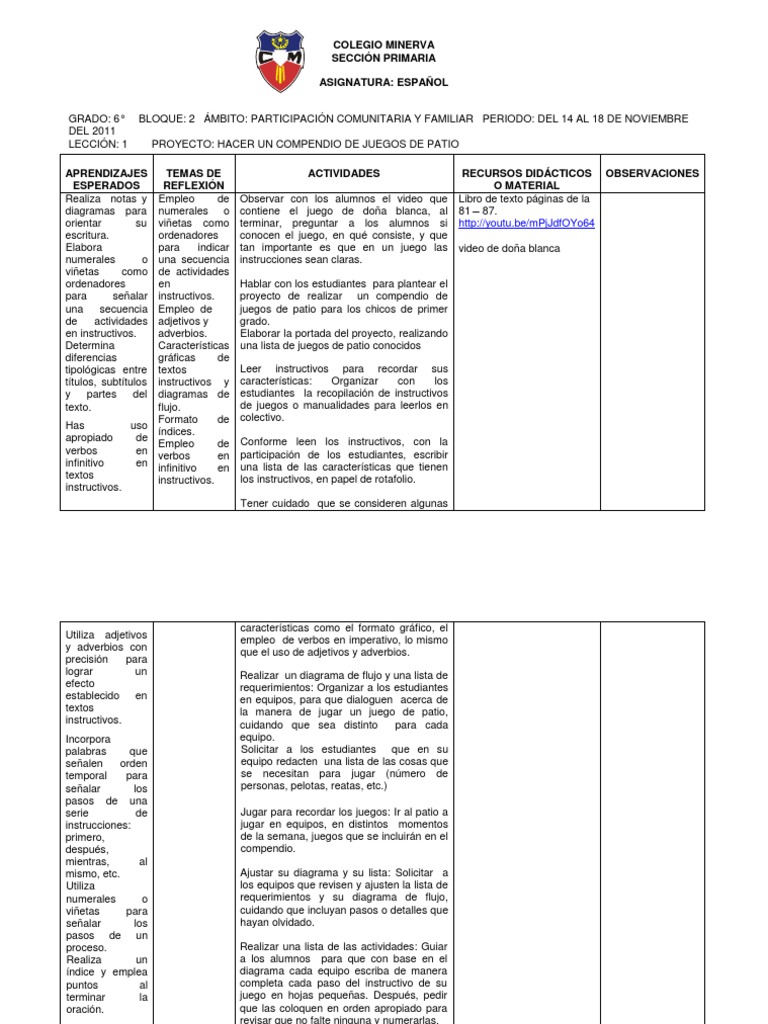 Proyecto Compendio Juegos De Patio Adverbio Ciencia Cognitiva Juegos de vestir y moda. scribd