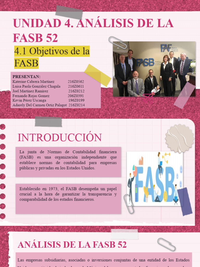 4.1 Objetivos de La FASB | PDF | Estado financiero | Contabilidad