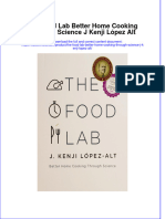 Download The Food Lab Better Home Cooking Through Science J Kenji Lopez Alt online ebook  texxtbook full chapter pdf 