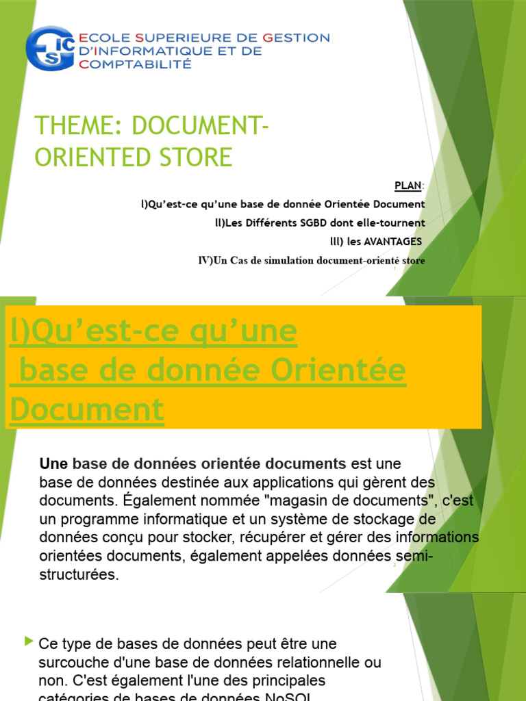 Avantages des bases de données NoSQL | PDF | Bases de données | MongoDB