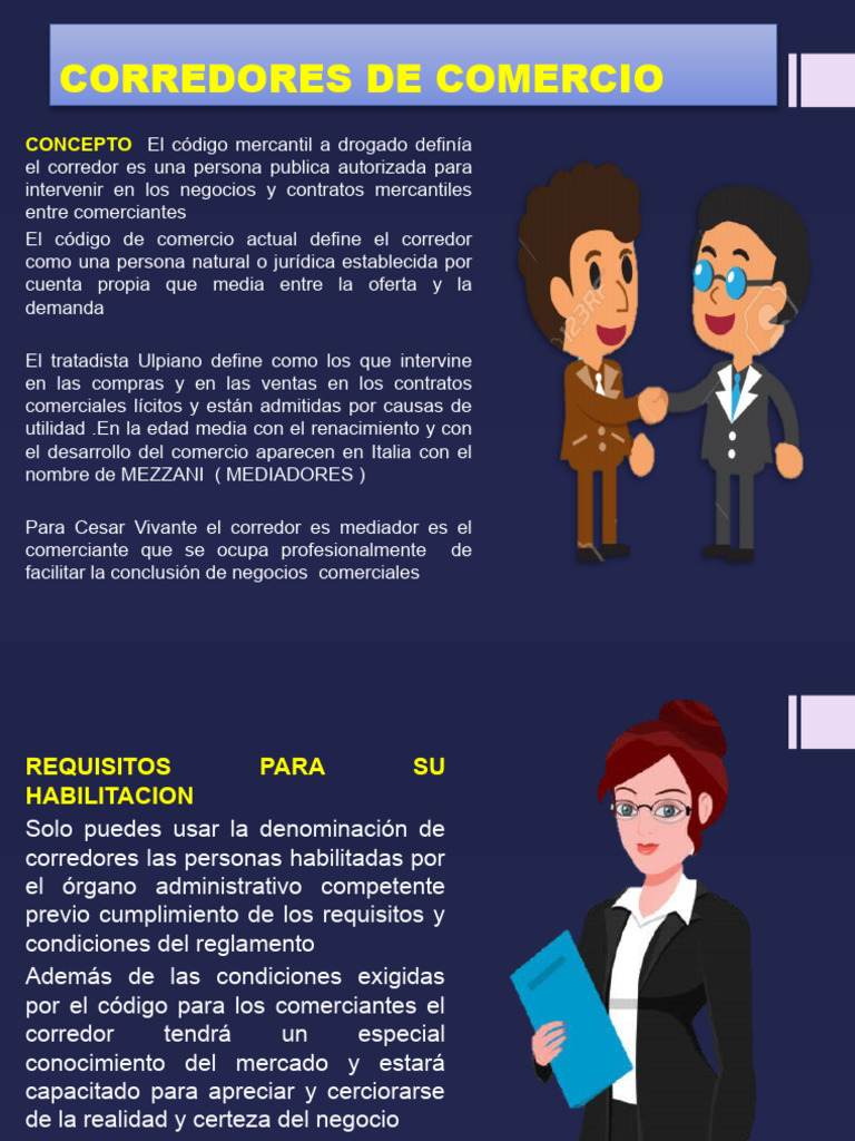 Corredores de Comercio: Requisitos y Funciones | PDF | Seguro | Reaseguro
