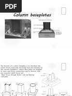 Column Base Plate Design Guide | PDF | Column | Bending
