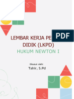 3. LKPD Hukum Newton I