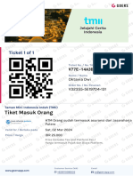 (Venue Ticket) Tiket Masuk Orang - Taman Mini Indonesia Indah (TMII) - V32355-5E197D4-131