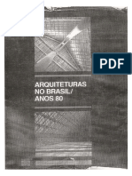 Arquitetura No Brasil Anos 80