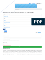 Modelo de Texto Para Cerimonial de Debutante - PDFCOFFEE.COM