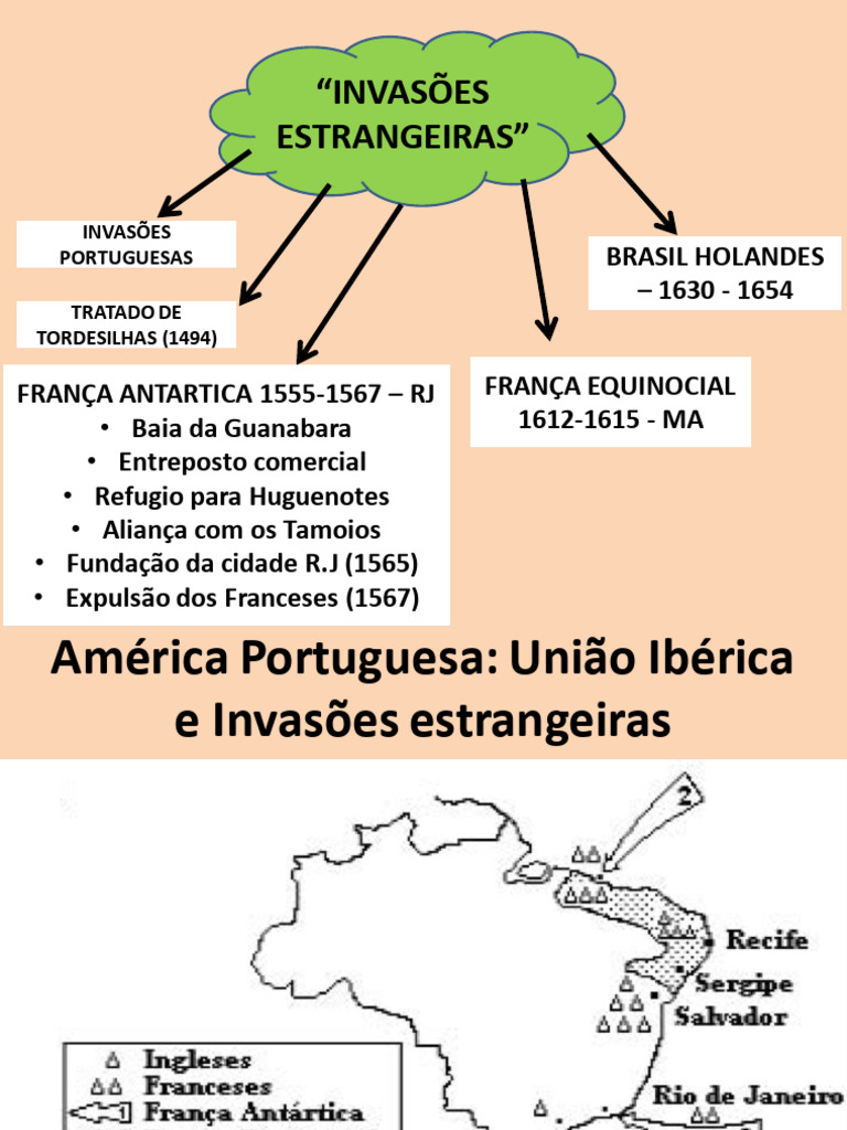 Invasões Estrangeiras no Brasil Colonial | PDF | Brasil
