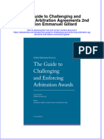 The Guide To Challenging and Enforcing Arbitration Agreements 2Nd Edition Emmanuel Gillard Online Ebook Texxtbook Full Chapter PDF