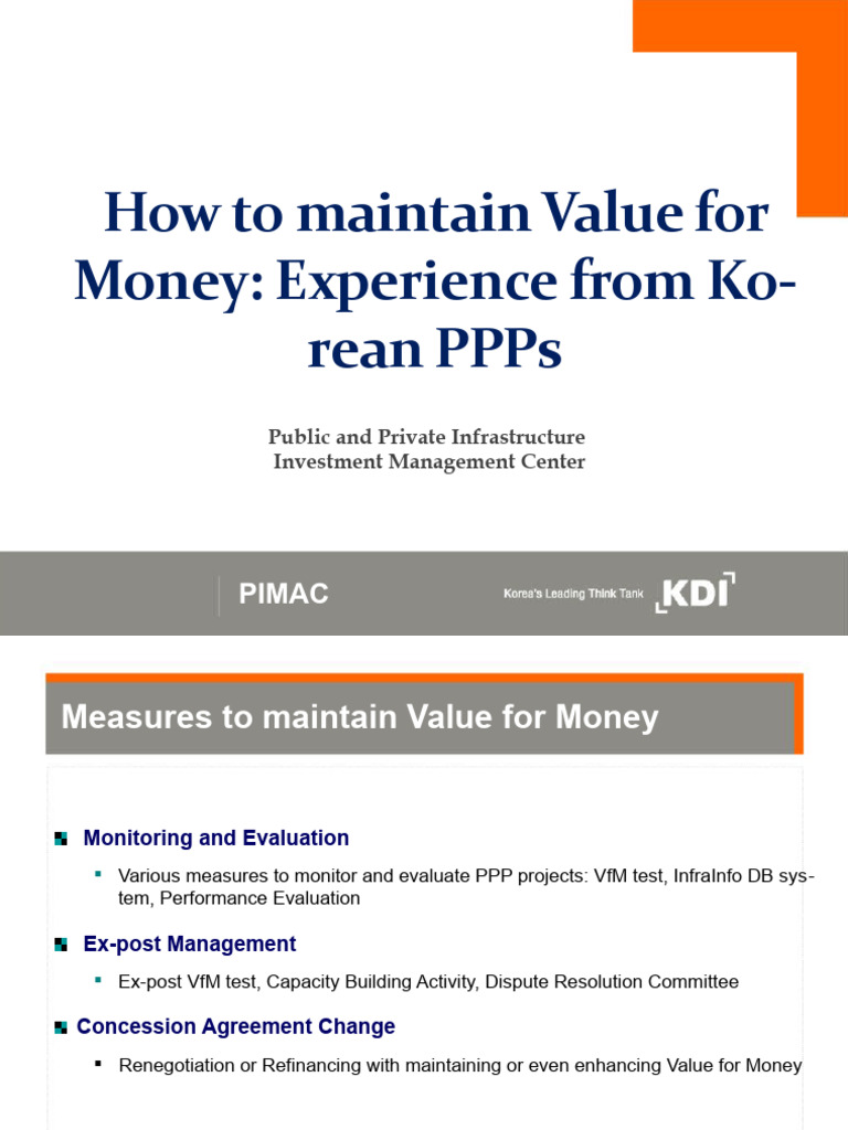 JWKim Management PPP | PDF | Public–Private Partnership | Evaluation