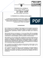 Decreto 0658 de 21 de Mayo de 2024