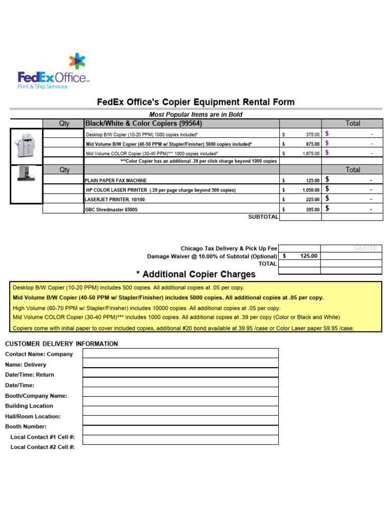 Copier Rental Agreement Details | PDF | Indemnity | Legal Liability
