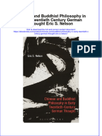 Download full ebook of Chinese And Buddhist Philosophy In Early Twentieth Century German Thought Eric S Nelson online pdf all chapter docx 