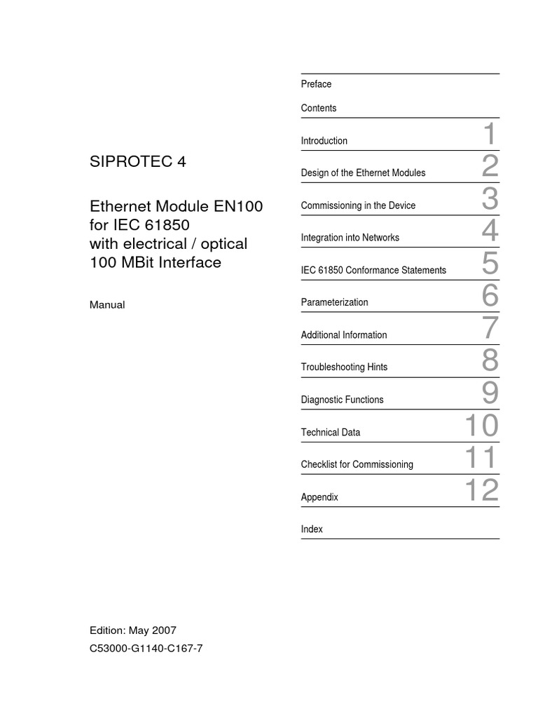 Com Iec61850 Modul A7 Us | PDF | Network Switch | Computer Network