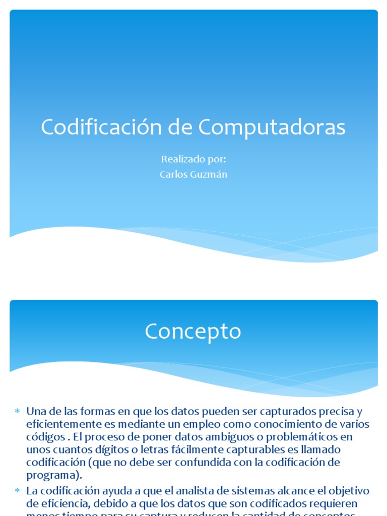 Qué es la codificación en informática | PDF | Decimal codificado en ...
