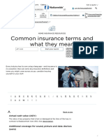 Glossary of Common Insurance Terms - Nationwide