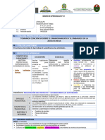 Sesión de Aprendizaje #I-Negociamos El Prioyecto 3° Secundaria