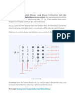 Pengertian Matriks