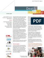 Death and Diversity Newsletter No 3 (Nov 2011)