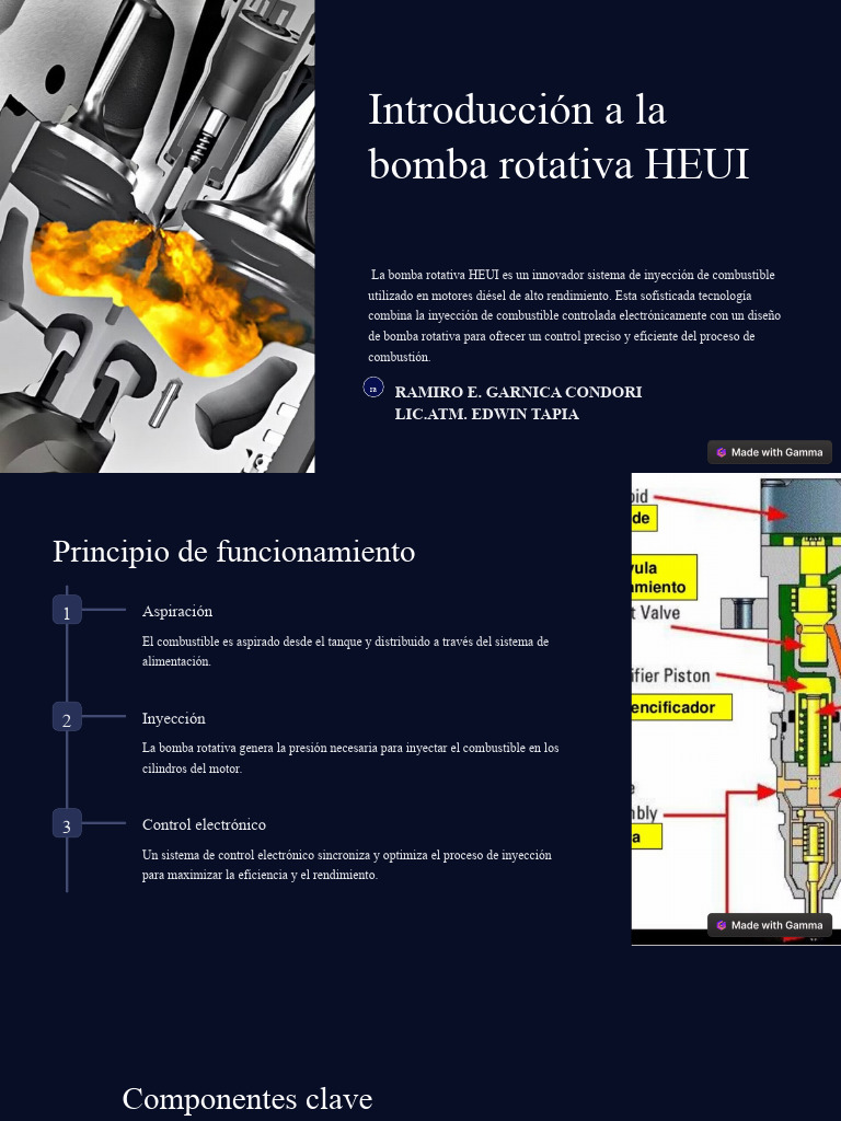 Tecnología HEUI en motores diésel | PDF | Inyección de combustible ...