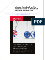 The Routledge Handbook On The International Dimension of Brexit 1St Edition Juan Santos Vara Online Ebook Texxtbook Full Chapter PDF