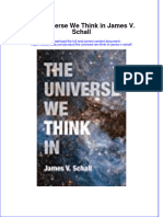 The Universe We Think in James V Schall Online Ebook Texxtbook Full Chapter PDF