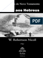 178 Carta Aos Hebreus, Exposição Do Novo Testamento - W. Robertson Nicoll