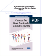 Download full ebook of Cases On Tour Guide Practices For Alternative Tourism 1St Edition Ozlem Ozbek online pdf all chapter docx 