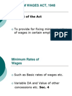 Minimum Wages Act, 1948