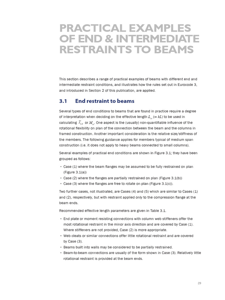 Lateral Restraint in Beam Design | PDF | Beam (Structure) | Buckling