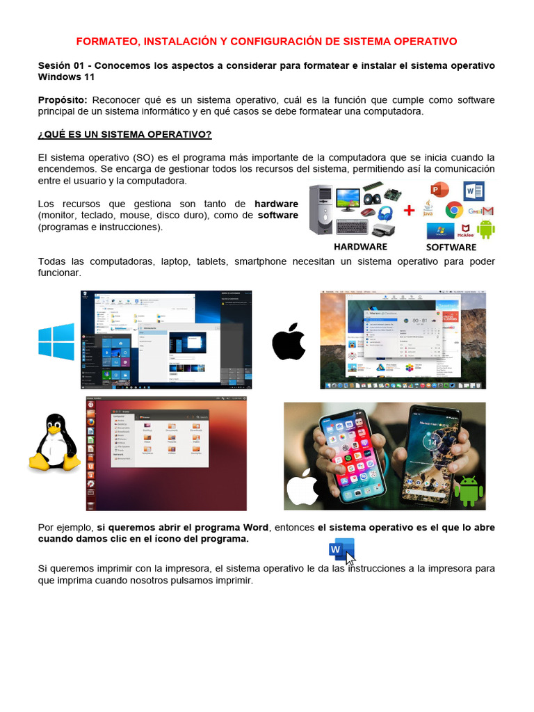 Formateo e Instalación de Windows 11 | PDF | Sistema operativo | Arranque