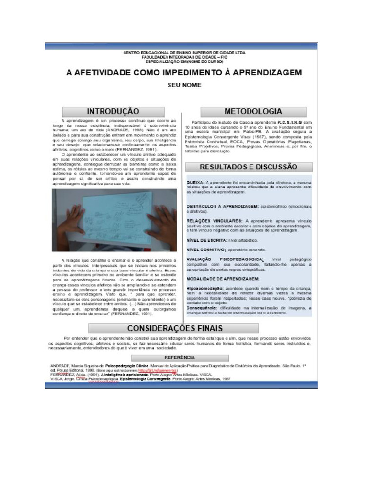 Modelo de Banner - Apresentação | PDF