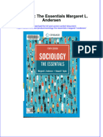 Download ebook Sociology The Essentials Margaret L Andersen online pdf all chapter docx epub 