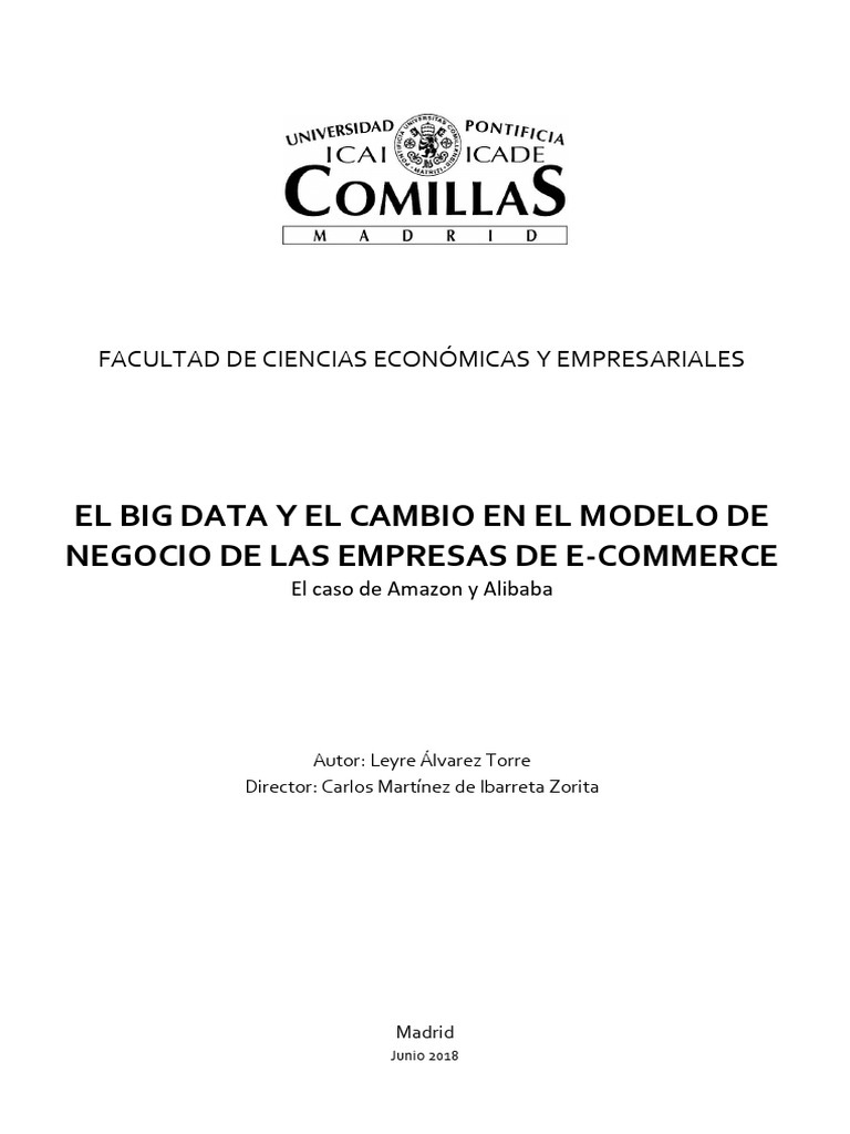 Big Data: Transformación en E-commerce | PDF | Big Data | Datos
