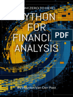 Python For Financial Analysis